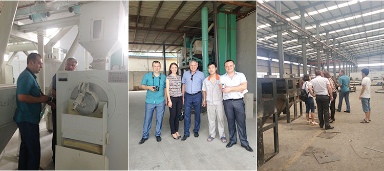 Ukraine customer visit for corn flour and grits mill