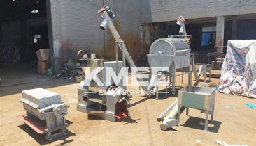 5TPD oil pressing assembly unit for peanuts export to Sudan